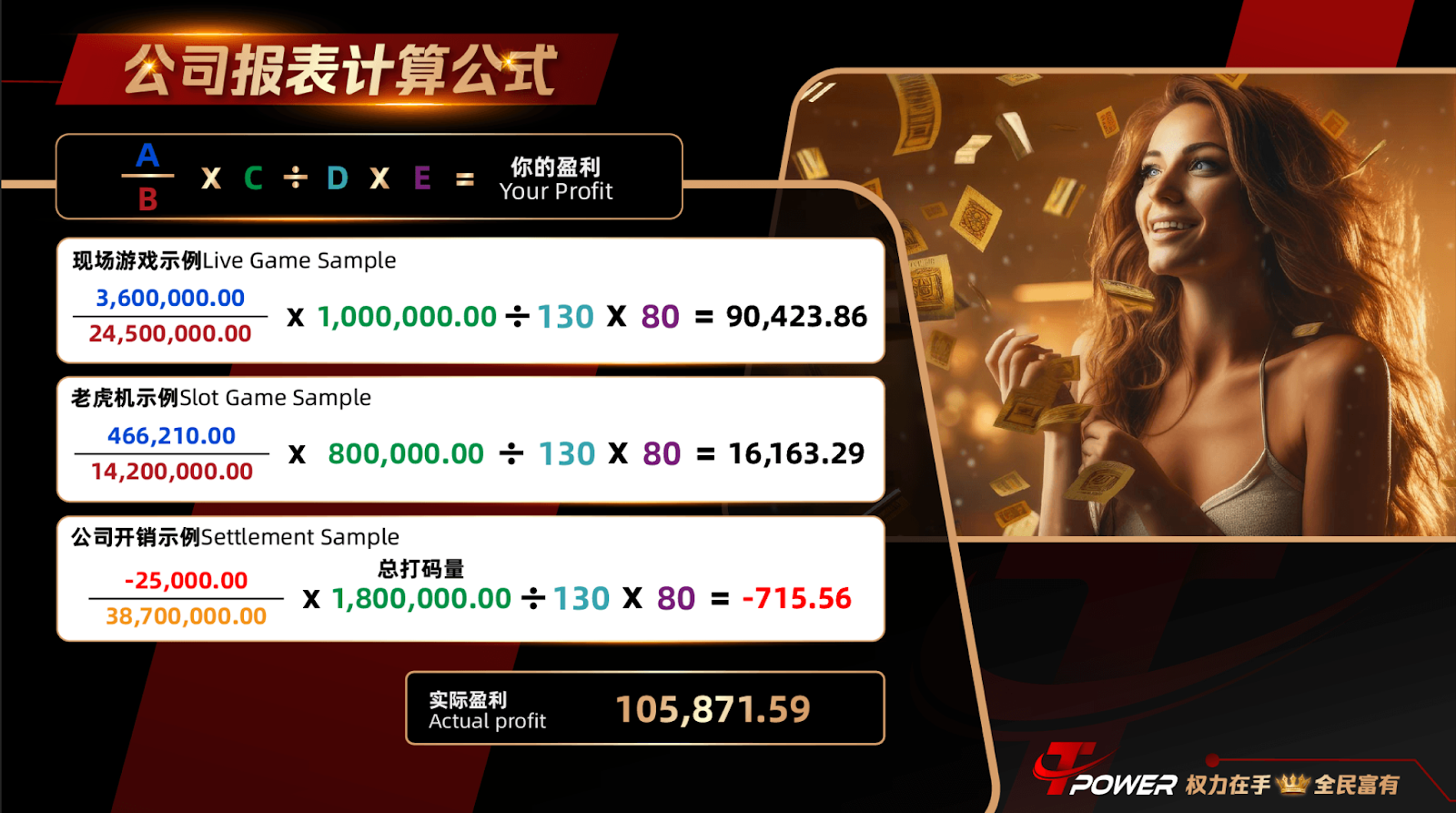 Calculating Potential Value: A Sample Framework with TOWER Casino